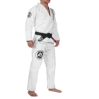 Side view of a Roger Gracie competition cut Gi