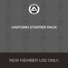 front logo of an adults uniform starter pack