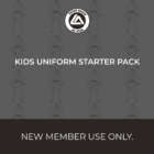 front logo of a kids uniform starter pack