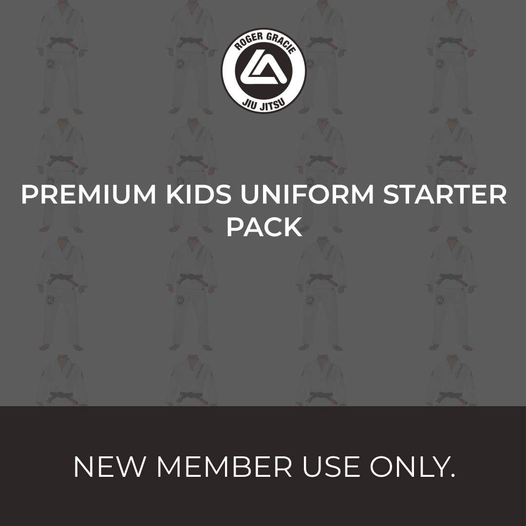 front logo of a premium kids uniform starter pack